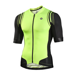 MONTON Cycling short sleeve jersey - SUNYI - green/black