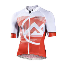MONTON Cycling short sleeve jersey - MIRAGGIO - white/red