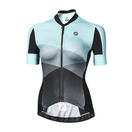 MONTON Cycling short sleeve jersey - MAGIC LAND LADY - black/green
