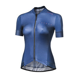 MONTON Cycling short sleeve jersey - ELF LADY - blue