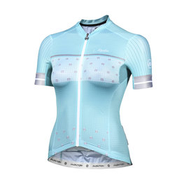 MONTON Cycling short sleeve jersey - MOUNTAIN TOP LADY - green