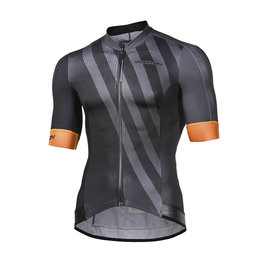 MONTON Cycling short sleeve jersey - SPLIT - black/grey