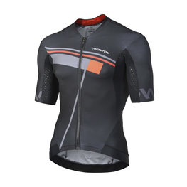 MONTON Cycling short sleeve jersey - PRISMA - black