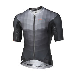 MONTON Cycling short sleeve jersey - CASCATA - grey/black