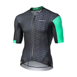 MONTON Cycling short sleeve jersey - EAGOL - black/green