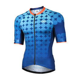 MONTON Cycling short sleeve jersey - RUBBER CHAIN - blue