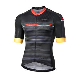 MONTON Cycling short sleeve jersey - CAMAIORE - black/red