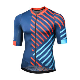 MONTON Cycling short sleeve jersey - TRAFFICO - blue
