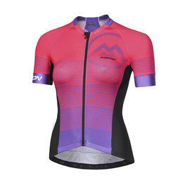 MONTON Cycling short sleeve jersey - ALANYA LADY - purple/red