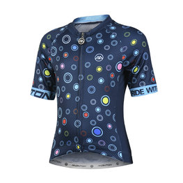MONTON Cycling short sleeve jersey - LOEWI KIDS - blue
