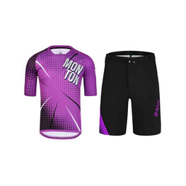 MONTON Cycling MTB set - BAM MTB - purple/black