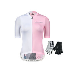 MONTON Cycling mega sets - BACK SHADOW LADY - white/pink