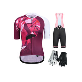 MONTON Cycling mega sets - FLAMINGO LADY - black/pink/white