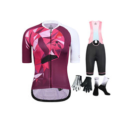 MONTON Cycling mega sets - FLAMINGO  LADY - pink/white/black