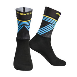 MONTON Cyclingclassic socks - GREFFIO - black/blue