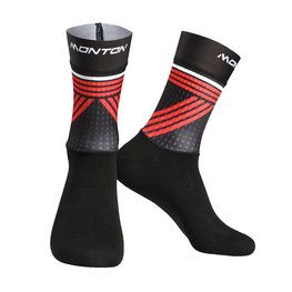 MONTON Cyclingclassic socks - GREFFIO - red/black