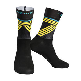 MONTON Cyclingclassic socks - GREFFIO - black/yellow