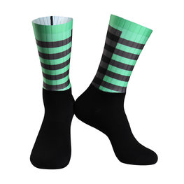 MONTON Cyclingclassic socks - HOSOUND - green/black