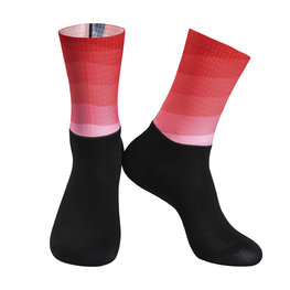 MONTON Cyclingclassic socks - SUNGLOW - black/red