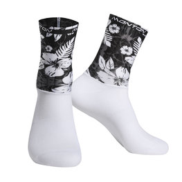 MONTON Cyclingclassic socks - WILDFLOWER - black/white