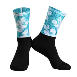 MONTON Cyclingclassic socks - WILDFLOWER - black/green