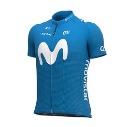 ALÉ Cycling short sleeve jersey - MOVISTAR 2021 PRIME - light blue