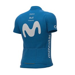 ALÉ Cycling short sleeve jersey - MOVISTAR 2021 PRIME - light blue