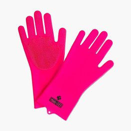 MUC-OFF gloves - DEEP SCRUBBER - pink
