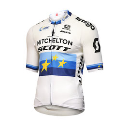 GIORDANA Cycling short sleeve jersey - MITCHELTON-SCOTT '19 - blue/white