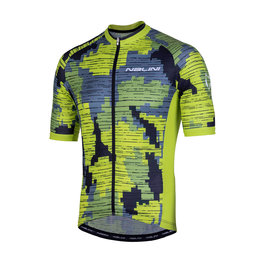 NALINI Cycling short sleeve jersey - AIS CROSS 2.0 MTB - grey/yellow