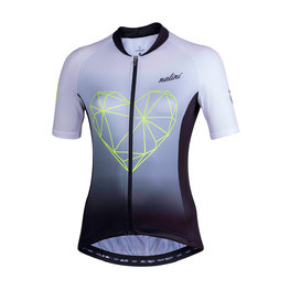 NALINI Cycling short sleeve jersey - AIS CHIC 2.0 LADY - grey/black