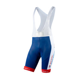 NALINI Cycling bib shorts - DIRECT ENERGIE 2020 - blue/white