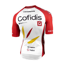 NALINI Cycling short sleeve jersey - COFIDIS 2021 - white/red