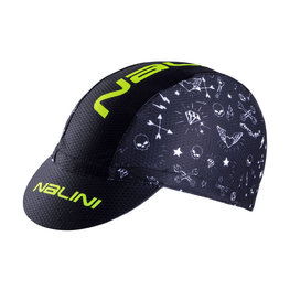 NALINI Cycling hat - AIS VULCANO 2.0 - black/yellow