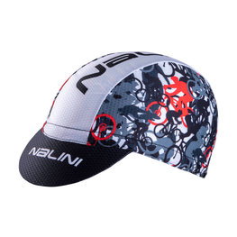 NALINI Cycling hat - AIS VULCANO 2.0 - grey/white