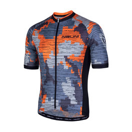 NALINI Cycling short sleeve jersey - AIS CROSS 2.0 MTB - grey/orange