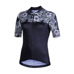 NALINI Cycling short sleeve jersey - AIS MODERNA 2.0 LADY - grey/black