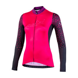 NALINI Cycling winter long sleeve jersey - AIS LW 2.0 LADY SMR - pink/black