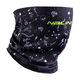 NALINI Cycling neckwarmer - SUMMER TUBE - yellow/black