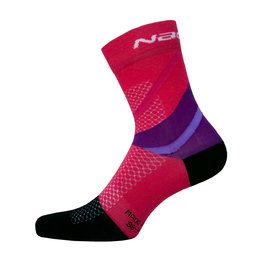 NALINI Cyclingclassic socks - AIS TORNADO 2.0 H15 - pink/purple