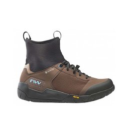 NORTHWAVE Cycling shoes - MULTICROSS MID GTX - brown/black