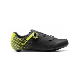 NORTHWAVE Cycling shoes - CORE PLUS 2 - yellow/black