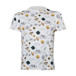 NU. BY HOLOKOLO Cycling short sleeve t-shirt - SPORTIVE - multicolour/white