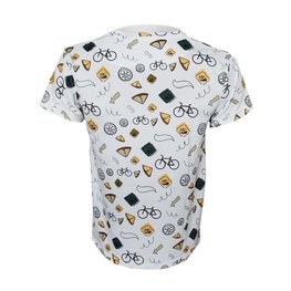 NU. BY HOLOKOLO Cycling short sleeve t-shirt - SPORTIVE - multicolour/white
