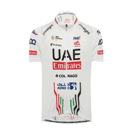 PISSEI Cycling short sleeve jersey - UAE TEAM EMIRATES 2024 KIDS - black/white/red