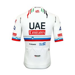 PISSEI Cycling short sleeve jersey - UAE TEAM EMIRATES SLOVENIAN 2024 - white/red