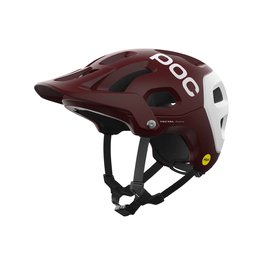 POC Cycling helmet - TECTAL RACE MIPS - bordeaux/white