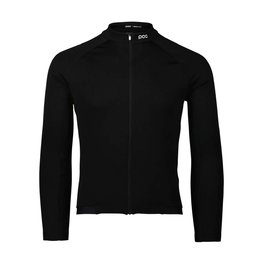 POC Cycling winter long sleeve jersey - THERMAL LITE  - black