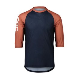 POC Cycling short sleeve jersey - MTB PURE 3/4 - blue/orange