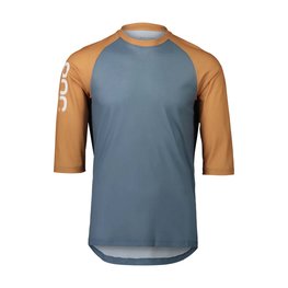 POC Cycling short sleeve jersey - MTB PURE 3/4 - orange/blue